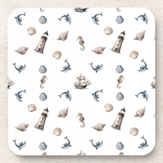 Ocean Whispers! Bier Onderzetter (Voorkant)