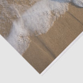 Ocean Whitewash op Beach-document Tissuepapier (Detail)