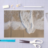 Ocean Whitewash op Beach-document Tissuepapier (Craft)