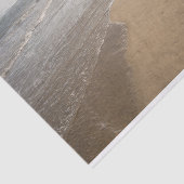 Ocean Whitewash op Beach-document Tissuepapier (Detail)