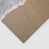 Ocean Whitewash op Beach-document Tissuepapier (Detail)