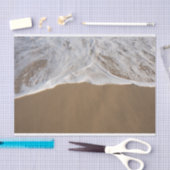 Ocean Whitewash op Beach-document Tissuepapier (Craft)