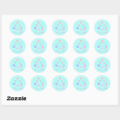 Ocean Wieg Mobiel Baby shower Sticker (Vel)
