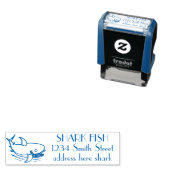 Ocean Wild Shark Zelfinktende Stempel (In situ)