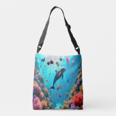 Ocean Wonders Coral Reef Tote Bag (Achterkant)