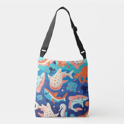 Ocean Wonders Crossbody Tas (Voorkant)