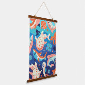 Ocean Wonders Hangend Wandkleed (Gebogen)
