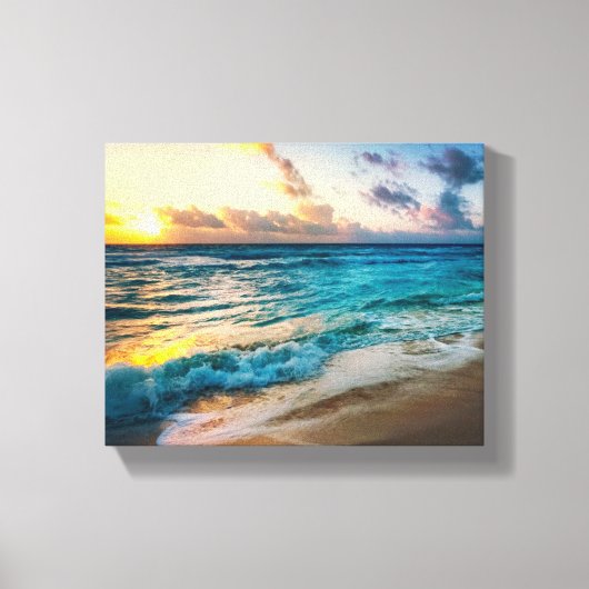 Ocean Wrapped Canvas (Voorkant)