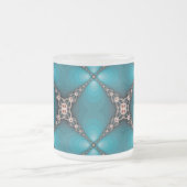 Ocean X Fractal - Turquoise - Mug givrée (Centre)