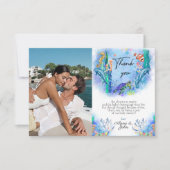 Ocean Zee Animals Baby shower Hartelijk dank Bedankkaart (Voorkant)