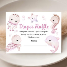 Ocean Zee Baby Shower Roze Luierspel