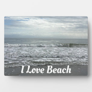 Ocean Zee Beach Water Foto Citaat Typografie Cool Fotoplaat