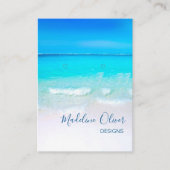 Ocean Zee Blue Scene Earring Display Visitekaartje (Voorkant)