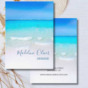 Ocean Zee Blue Scene Earring Display Visitekaartje