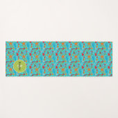 Ocean Zee Life Cute Fish Pattern Specified Kinder Yogamat (Voorkant (horizontaal))