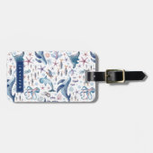 Ocean Zee Life Whale Bagagelabel (Voorkant horizontaal)