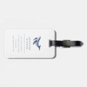 Ocean Zee Life Whale Bagagelabel (Achterkant horizontaal)