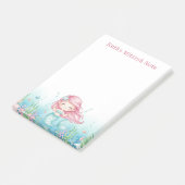 Ocean Zee Onderwater Zeemeermin Gepersonaliseerde Post-it® Notes (Schuin)