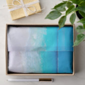 Ocean Zee Scene Blue Business Tissuepapier (Geschenk)