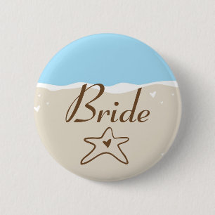 Ocean Zee Shell Water Sand Tide Support Button