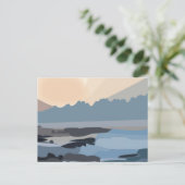 Ocean Zee Sky Natuur Briefkaart (Staand voorkant)