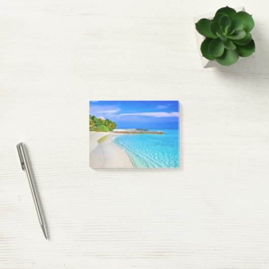 Ocean Zee Tropical Beach Post-it® Notes (Kantoor)