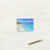 Ocean Zee Tropical Beach Post-it® Notes (Op bureau)
