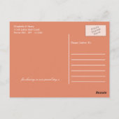 Ocean Zee Turtle, Soft Coral Beach Dank u Briefkaart (Achterkant)