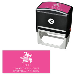 Ocean Zee Turtle Zelfinktende Stempel