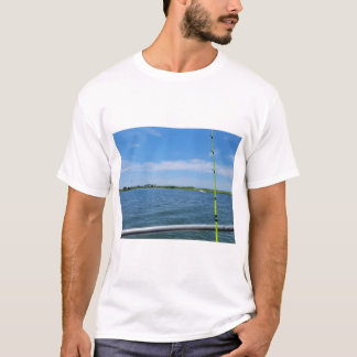Ocean zee zeilen vissen T-shirt