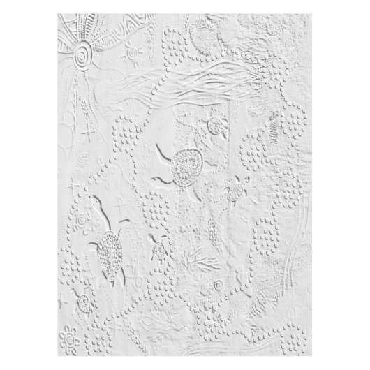 Oceana Embossée Art Autochtone Nappe (Devant)