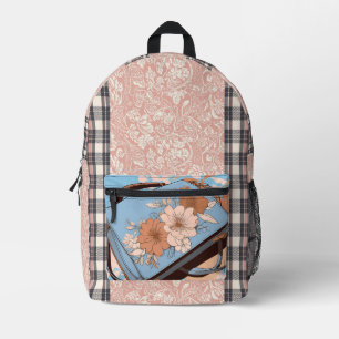 Oceana Floral Ai kunst laptophoes Bedrukte Rugzak