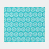 Oceana Mandala Fleece Deken (Voorkant (Horizontaal))