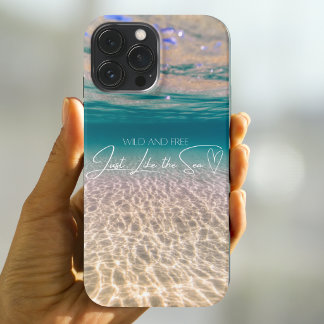 Oceanbodem Wild en Vrij Zomer iPhone Hoesje iPhone 13 Pro Max Hoesje