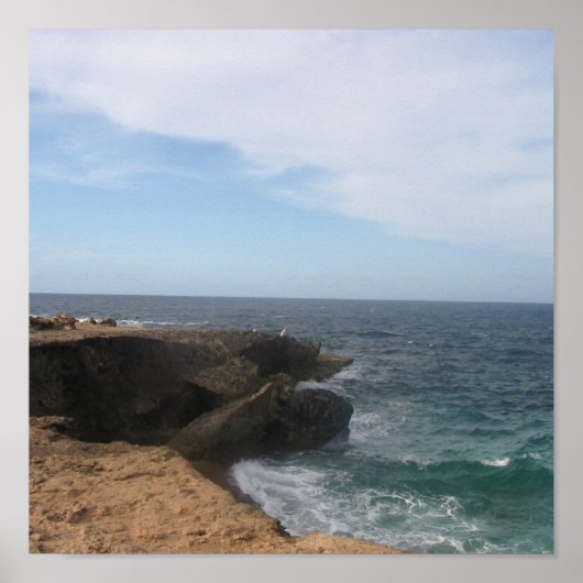 Oceanen van Aruba Poster (Voorkant)