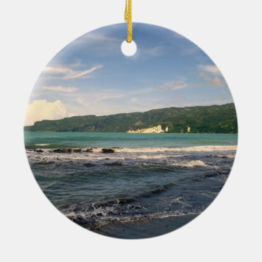 Oceanen weg keramisch ornament (Achterkant)