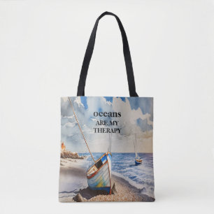 Oceanen zijn mijn therapieontwerp draagtas