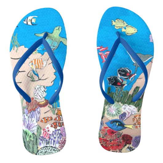 Oceania teenslippers (Voetbed)