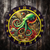 Oceanic Dream Octopus Dartboard Dartbord