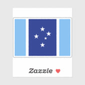 Oceanic Union Vlag Sticker (Vel)