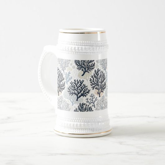 Oceanic Vibes Botanical Corals Bierpul (Voorkant links)