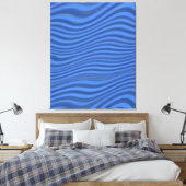 Oceanic wave  canvas afdruk (Insitu (Slaapkamer))