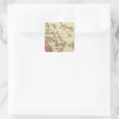 Oceanica Vierkante Sticker (Tas)