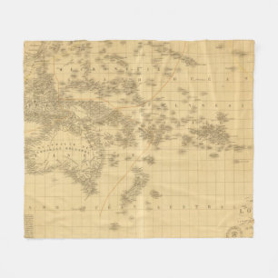 Oceanië 2 2 fleece deken