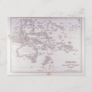 Oceanië (Australië, Polynesië en Maleisië) Briefkaart