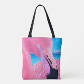 Océanie Le Sac fourre-tout du Flamant rose Big Hea (Dos)