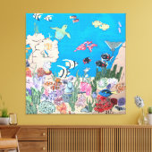 Océanie sur toile (Insitu(Salon))