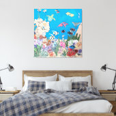 Océanie sur toile (Insitu(Chambre))