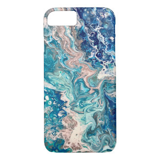 Oceanisch fluid Art iPhone 8/7 Hoesje