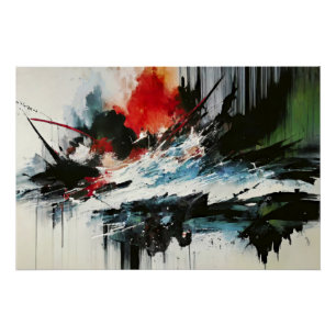 Oceanische explosie perfect poster